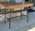 1950s Vintage 1950s Walnut and Architectural Rod Iron Writing Desk Styled After Luther Conover For Sale - Image 5 of 13