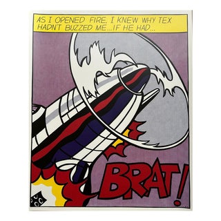 Roy Lichtenstein, As I Opened Fire Triptych, 1966, Lithographs, Set of 3 For Sale