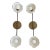 Apparatus Studio Lighting Trapeze Surface Wall Sconce in Aged Brass and Porcelain - a Pair For Sale
