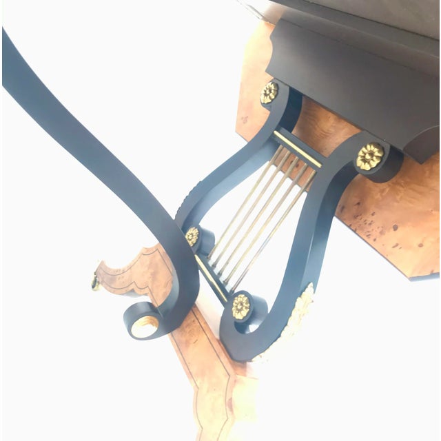 Regency Baker Writing Desk/Library Table For Sale - Image 9 of 13