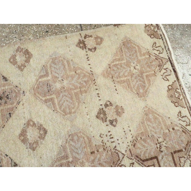 Textile Galerie Shabab Collection Mid-20th Century Handmade Turkish Anatolian Accent Rug For Sale - Image 7 of 9