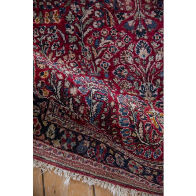 1930s Vintage Sarouk Rug - 3'4" X 4'11" For Sale - Image 5 of 8