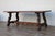 Antique Spanish Revival Solid Wood Trestle Dining Table, Mid 20th Century For Sale - Image 4 of 18