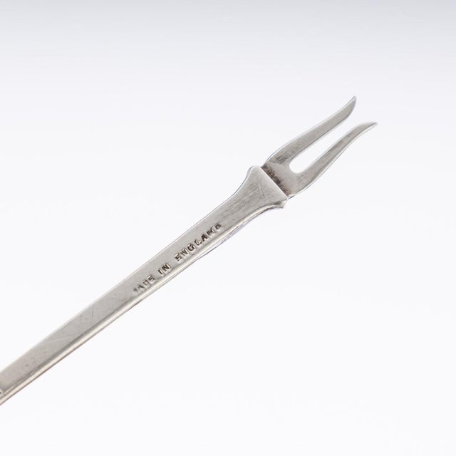 Vintage English Silver Cased Pub Sign Cocktail Picks, 1952, Set of 6 For Sale - Image 15 of 18