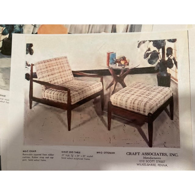 1960s Adrian Pearsall Model L1618-Et Craft Associates Jacks End Tables - A Pair For Sale - Image 11 of 11