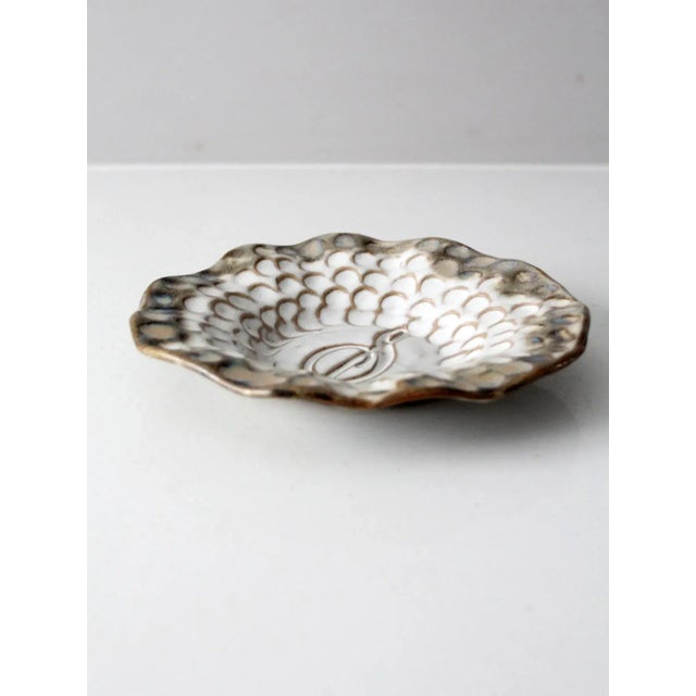 Late 20th Century Vintage Studio Pottery Plate For Sale - Image 5 of 10