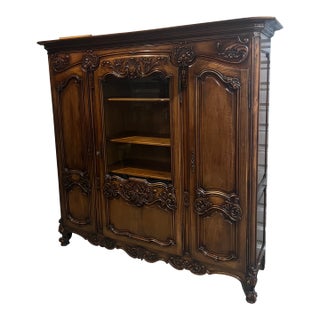 French Louis XV Style Biblioteque Circa 1895 to 1905 For Sale