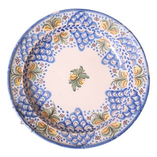 19th Century Spanish Pottery Plate (B) For Sale
