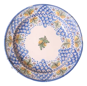 19th Century Spanish Pottery Plate (B)