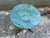 Queen Anne Vintage Bombay Company Green Marble Plant Stand For Sale - Image 3 of 9