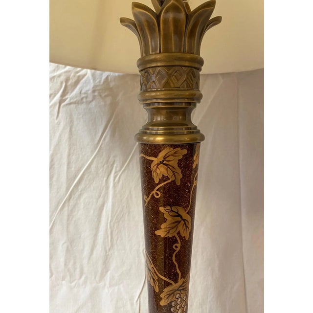 Lamp With Grapevine Column For Sale In New York - Image 6 of 12
