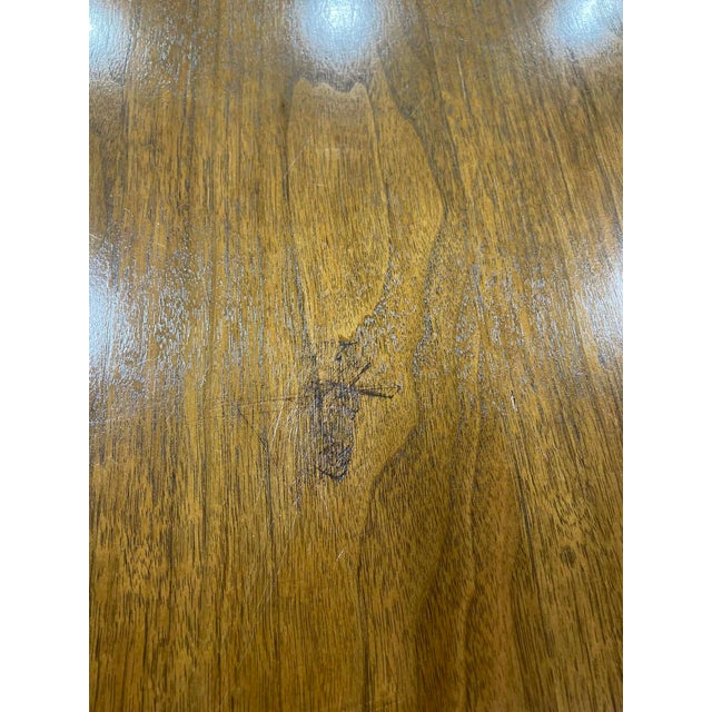 Broyhill Brasilia Harvest Drop Leaf Table Walnut, Circa 1960s Attributed For Sale - Image 16 of 18