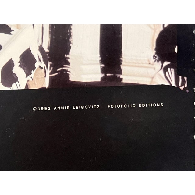 Annie Leibovitz Exhibition Poster with Keith Haring, 1990s For Sale - Image 9 of 10