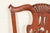 Baker Furniture Style Georgian Carved Mahogany Side Chairs or Dining Chairs, Pair For Sale In South Bend - Image 6 of 13