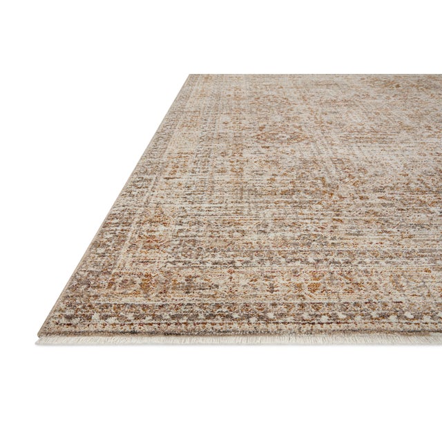 Transitional Angela Rose x Loloi Blake Rug Oatmeal / Spice 11'-6" x 15'-7" Area Rug For Sale - Image 3 of 9