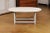 Gray Swedish Grey Painted Oval Top Drop Leaf Coffee Table from the 20th Century For Sale - Image 8 of 12