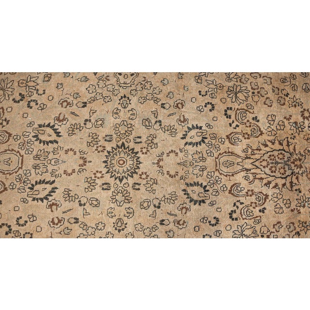 Textile Authentic Persian Tabriz Botanic Hand Knotted Wool Rug For Sale - Image 7 of 9