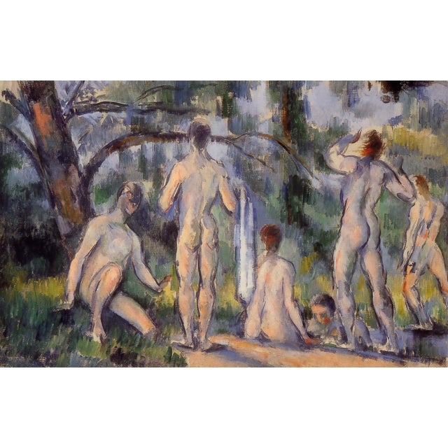 Artist: Paul Cézanne Title: Les Grandes Baigneuses Medium: Giclee Marks: Ltd Edition, Numbered Watercolour paper Size: 19...