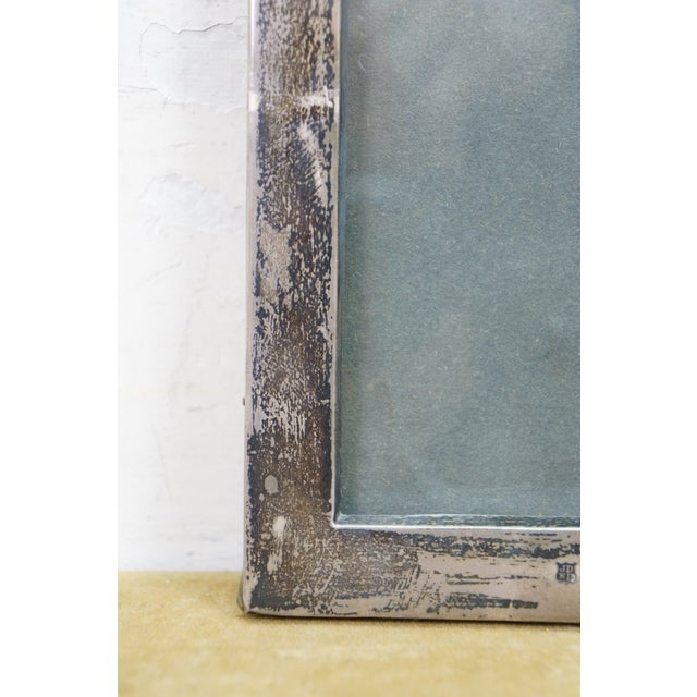 Late 19th Century Antique Victorian JDWD James William Deakin Sterling Silver Picture Photo Frame For Sale - Image 5 of 12