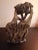 1980s African Shona Stone Sculpture Kissing Giraffes For Sale - Image 4 of 5