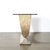 Glass Mid-Century Tessellated Stone Console Table W/ Brass Inlays by Maitland Smith For Sale - Image 7 of 18