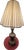 Vintage Stiffel Solid Brass Trophy Urn Table Lamp – Hollywood Regency Style With Pleated Shade For Sale - Image 9 of 11