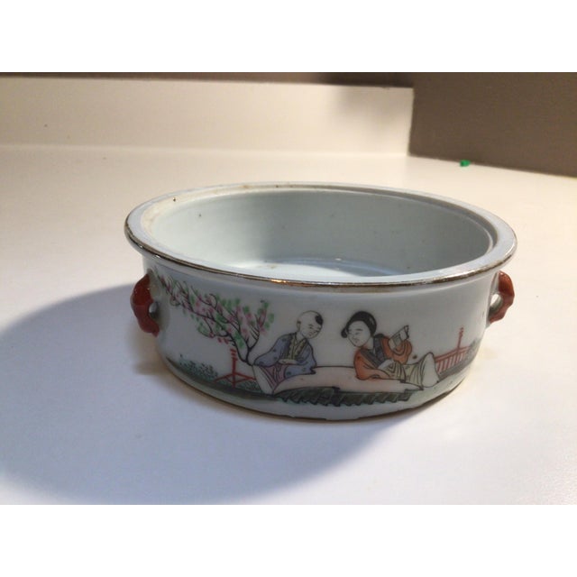 Antique White 18the Century/Qing Dynasty/Qianlong Chinese Antique Bowl For Sale - Image 8 of 9