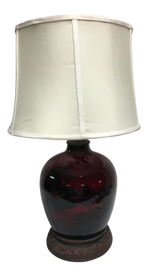 Royal Doulton Flambé Lamp
