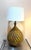 Mid-Century Modern Monumental Midcentury Orange Splatter Giant Honeycomb Pottery Lamp For Sale - Image 3 of 5