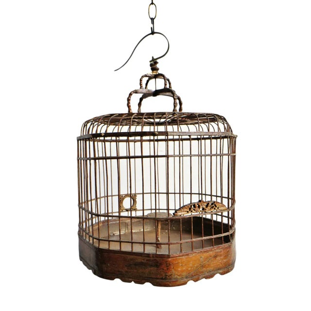 Vintage Chinese Bird Cage For Sale - Image 9 of 9