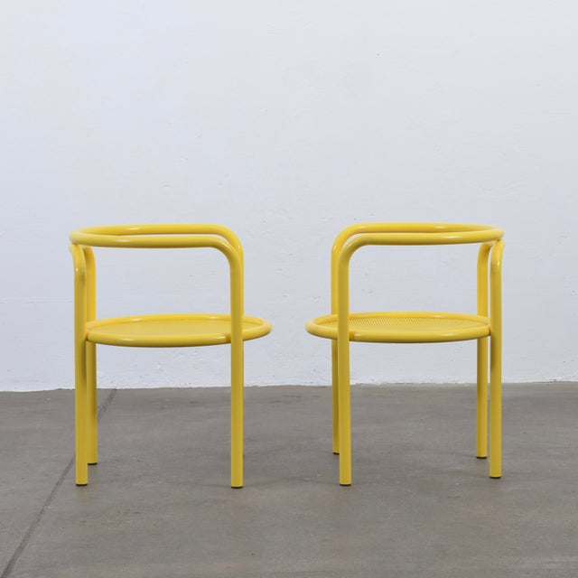 1970s Locus Solus Garden Ensemble in Yellow by Gae Aulenti for Poltranova, 1960s, Set of 6 For Sale - Image 5 of 18