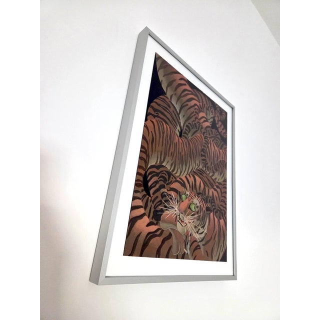 Tiger, 2010s, Acrylic on Fabriano Paper For Sale - Image 10 of 12