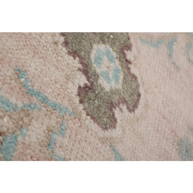Ecru Vintage Tan Oushak Carpet 4'9" X 9'4" For Sale - Image 8 of 13