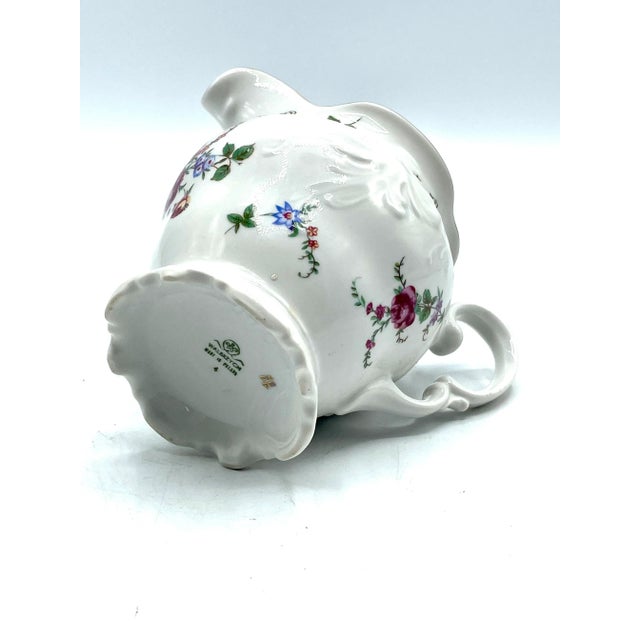 1930s 1930s Hand-Painted Porcelain Jug For Sale - Image 5 of 8