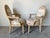 Beige Pair of Vintage Hollywood Regency Carved Wood Armchairs by Casa Stradivari For Sale - Image 8 of 12