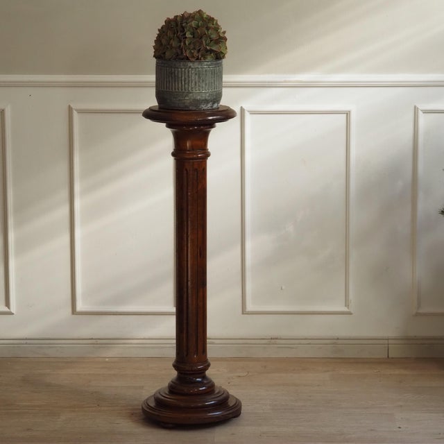 Antique Historicist Gründerzeit Column Stand, 1880s For Sale - Image 9 of 9