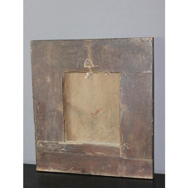 Louis XIII Mirror in Walnut and Light Wooden Marquetry For Sale - Image 15 of 17