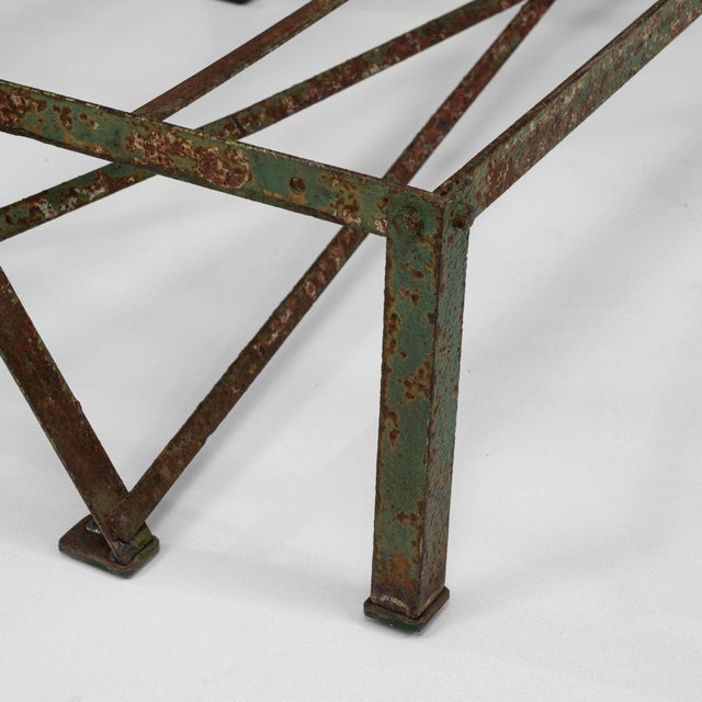 19th Century French Iron & Wood Display Table For Sale - Image 11 of 18