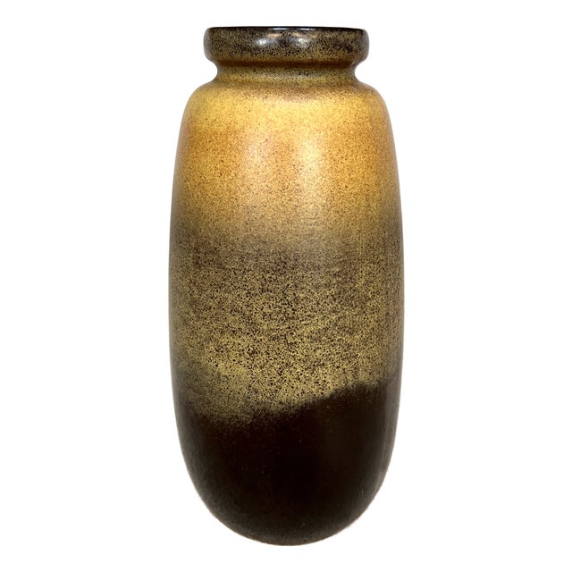Large Glazed Ceramic Floor Vase from Scheurich Keramik, West Germany, 1960s For Sale