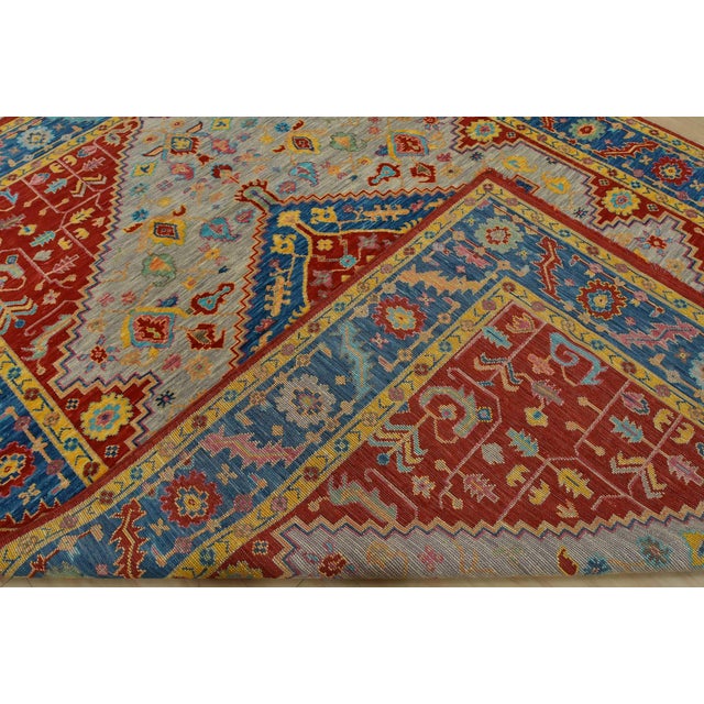Anatolia Rug 9’1” X 12’2” Gray Wool Tribal Hand-Knotted Oriental Carpet For Sale - Image 13 of 14