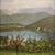 Views of Lake Lugano, 1940, Oil on Panel Triptych, Set of 3 For Sale - Image 12 of 16