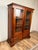 Victorian Vintage Victorian Style Glass Door Mahogany Bookcase For Sale - Image 3 of 11