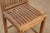 Wood BenchSmith Set of Four 'Buckingham' Teak Outdoor Bar Stools For Sale - Image 7 of 18
