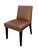 Contemporary Set of 8 Holly Hunt Walnut & Leather Dining Chairs For Sale - Image 3 of 8