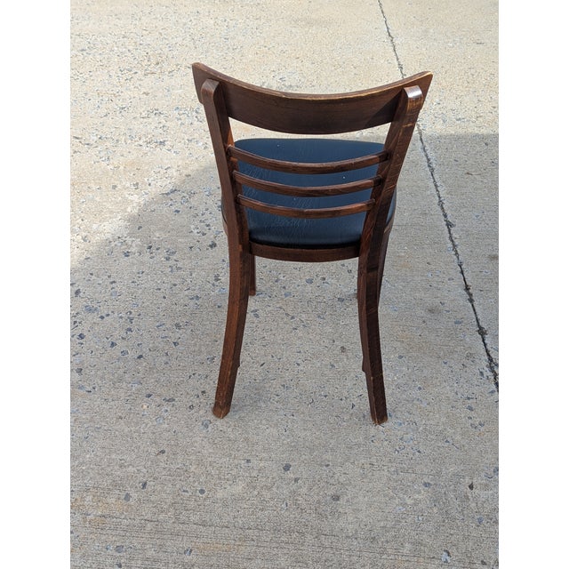 Wood Mid 20th Century Bentwood Bistro Chair in the Style of Thonet For Sale - Image 7 of 7