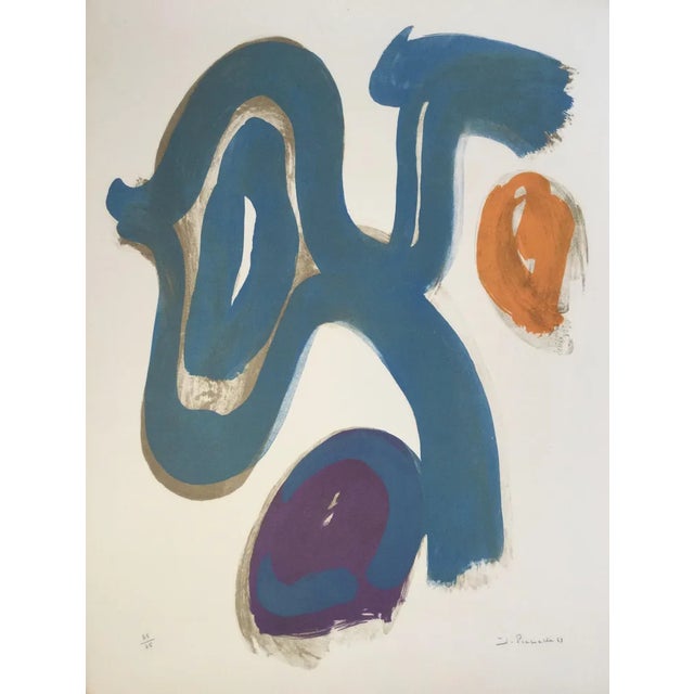James Pichette, Composition, 1969, Original Lithograph For Sale - Image 5 of 5