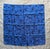 Blue Breguet Silk Scarf Textile Home Decor For Sale - Image 8 of 8