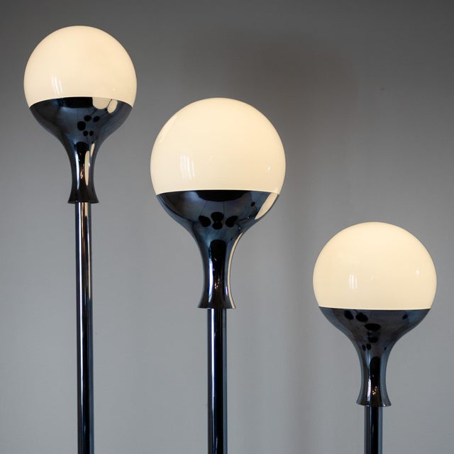 Vintage Italian Floor Lamps in the style of Artemide, 1970s, Set of 3 For Sale - Image 6 of 16