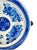 19th Century Chinese Blue Fitzhugh Porcelain Hot Plates Set of Four For Sale - Image 5 of 12