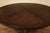 Wood Large 100-Inch Round Jupe Table With Self-Storing Leaves,Burnt-Brown Dark Walnut Finish, Seats 8-12 People an ApExclusive by AntiquePurveyor For Sale - Image 7 of 13